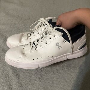 On Running White and Black Sneakers